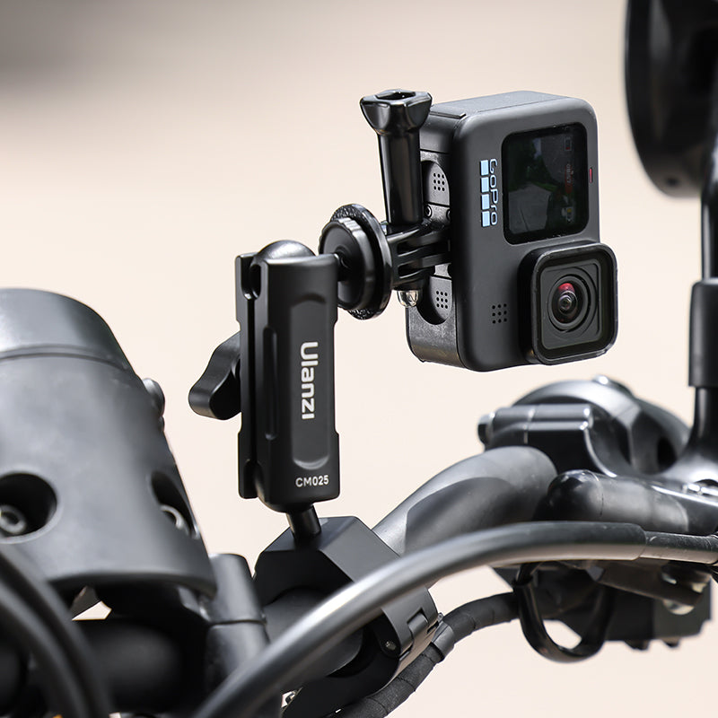 Ulanzi バイク/オートバイ ハンドルバー クランプ マウント GoPro/Insta360 アクションカメラ用 C018GBB1
