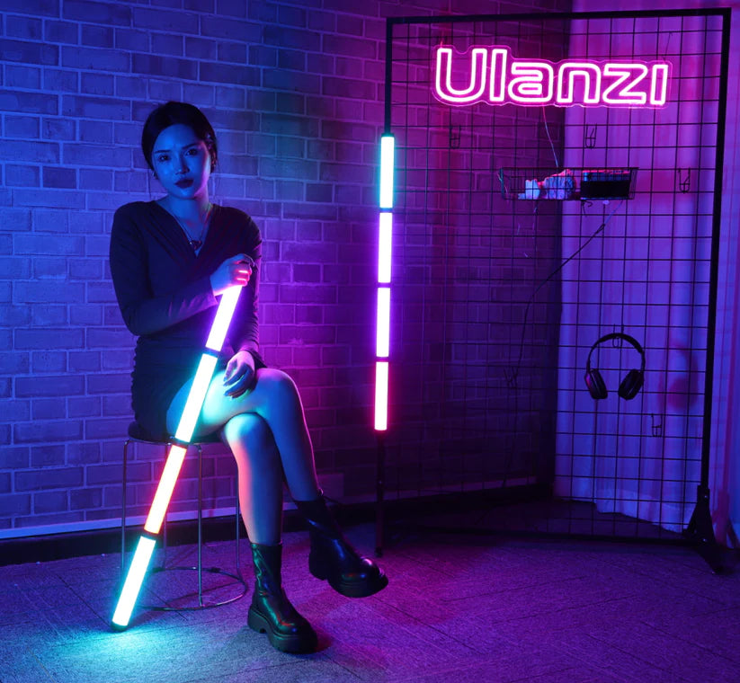 Ulanzi VL110 磁気RGB LED チューブライト(9.4インチ) 2660