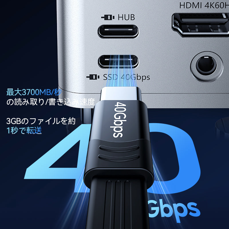 Ulanzi QT03 ドッキングステーション(SSD エンクロージャ付き)