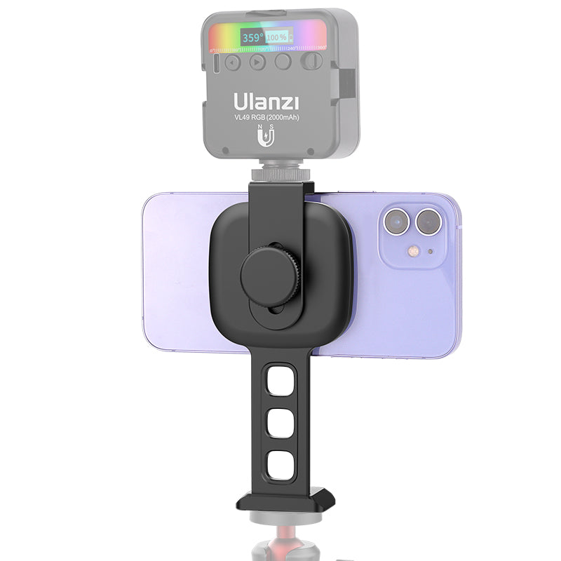 Ulanzi ST-28 マグネット式携帯電話ブラケット – UlanziJP Ulanzi ST-19スマートフォンのためのコールド靴 電話 三脚 マウントマイクledライトvlogライブyoutube iphone