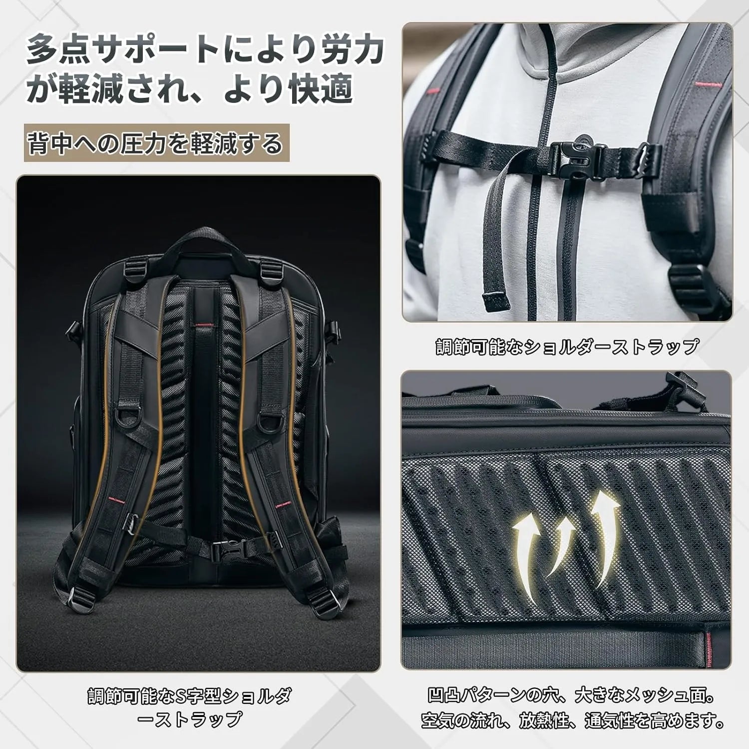 Ulanzi BP09 カメラバックパック 22L B011GBB1-ulanzijp Ulanzi BP09 カメラバックパック 22L B011GBB1-ulanzijp