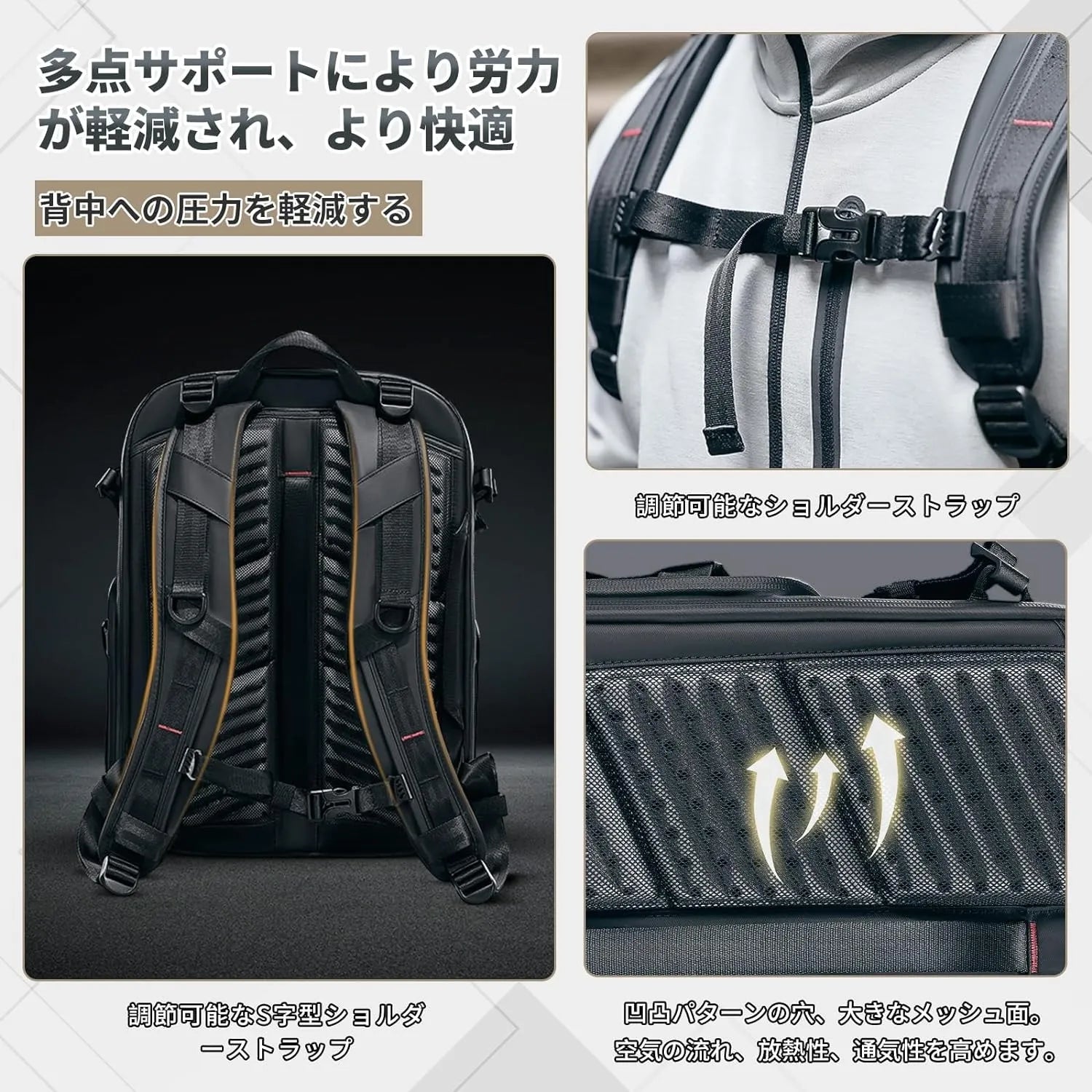 Ulanzi BP09 カメラバックパック 22L B011GBB1