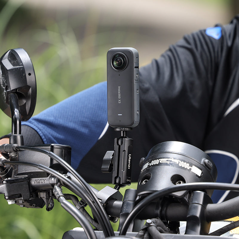 Ulanzi バイク/オートバイ ハンドルバー クランプ マウント GoPro/Insta360 アクションカメラ用 C018GBB1