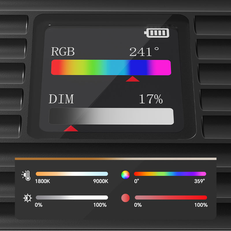 Ulanzi K20RGB 20Wビデオライト L207