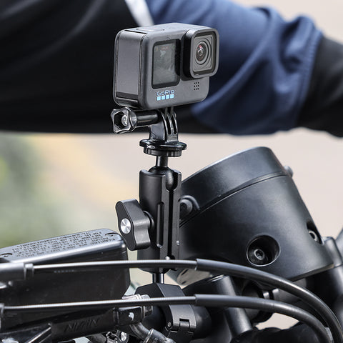 Ulanzi バイク/オートバイ ハンドルバー クランプ マウント GoPro/Insta360 アクションカメラ用 C018GBB1
