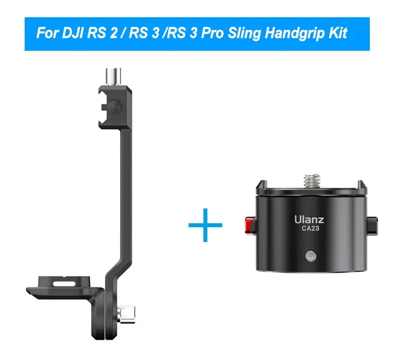 Ulanzi EG03 Clawクイックリリース スリングハンドグリップ DJI RS 3/RS 3 Mini/RS 3 Pro/RS 2 スタビライザー用 E008GBB1