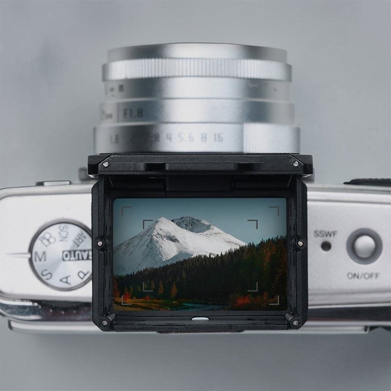 ZEISS　アングル　ウエストファインダー モデルさんがリラックス 人物撮影最適 Ulanzi VF01 ビューファインダー C090