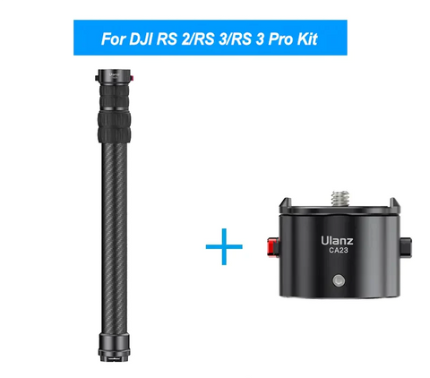 Ulanzi Claw クイックリリース延長一脚ポール DJI RS 3/RS 3 Pro/RS 3 Mini/RS 2用 T074GBB1