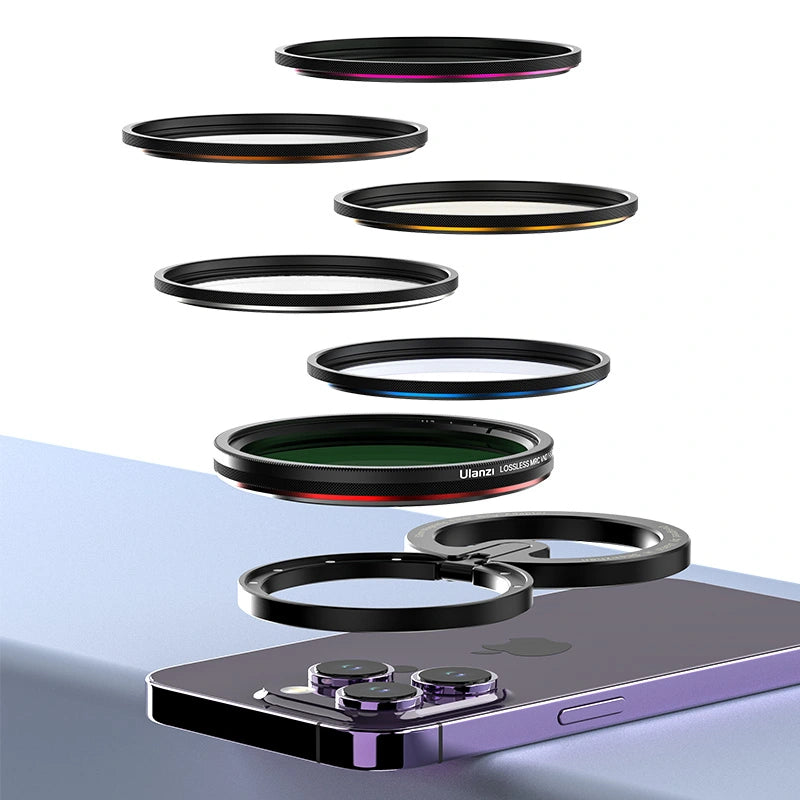 Ulanzi 52mm スマートフォン用のMagFilter磁気フィルターキット