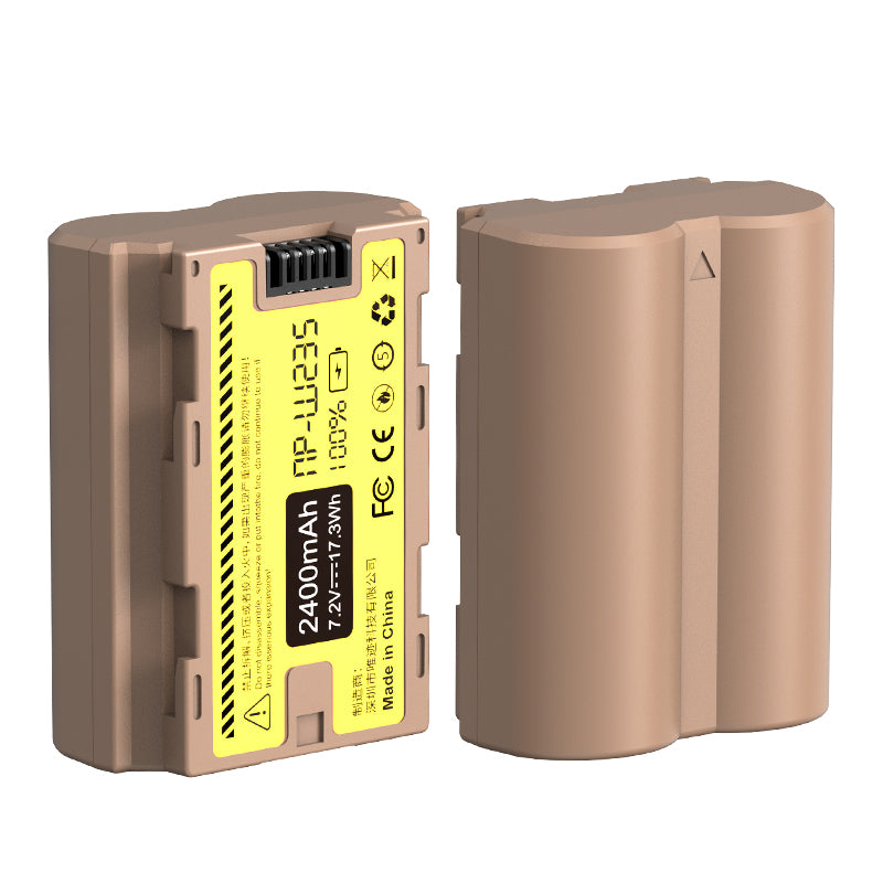Ulanzi 富士フイルム NP-W235タイプのリチウムイオンバッテリー（USB-C充電ポート付き）3286 – UlanziJP