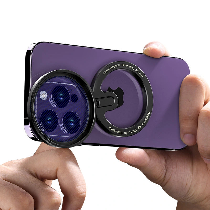Ulanzi 52mm スマートフォン用のMagFilter磁気フィルターキットM012GBB1