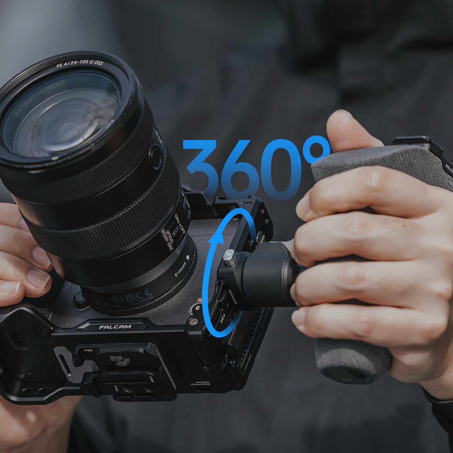 FALCAM F22クイックリリースサイドハンドルPRO (左) F22B5601