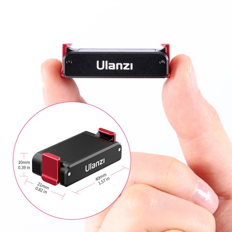 Ulanzi OA-12 DJI Action 3/4 2846A用の磁気吸着1/4''ベース