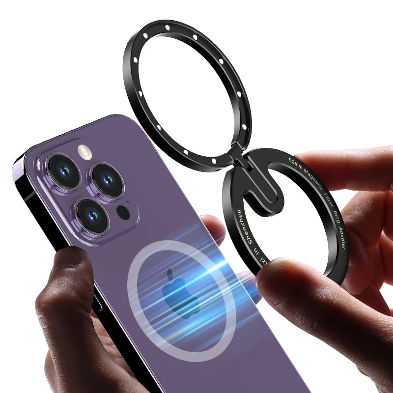 Ulanzi 52mm スマートフォン用のMagFilter磁気フィルターキットM012GBB1