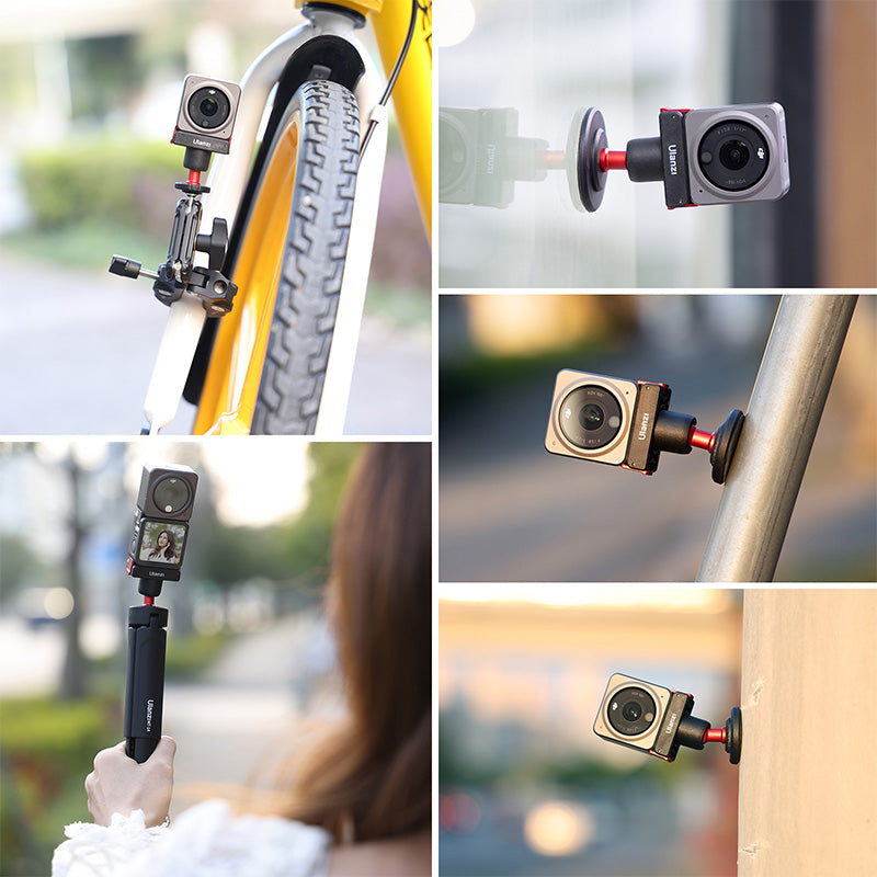 Ulanzi U-170 DJI Action 3/4 2835A用の磁気クイックリリース小型ヘッド