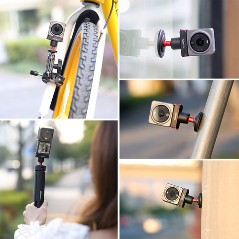 Ulanzi U-170 DJI Action 3/4 2835A用の磁気クイックリリース小型ヘッド