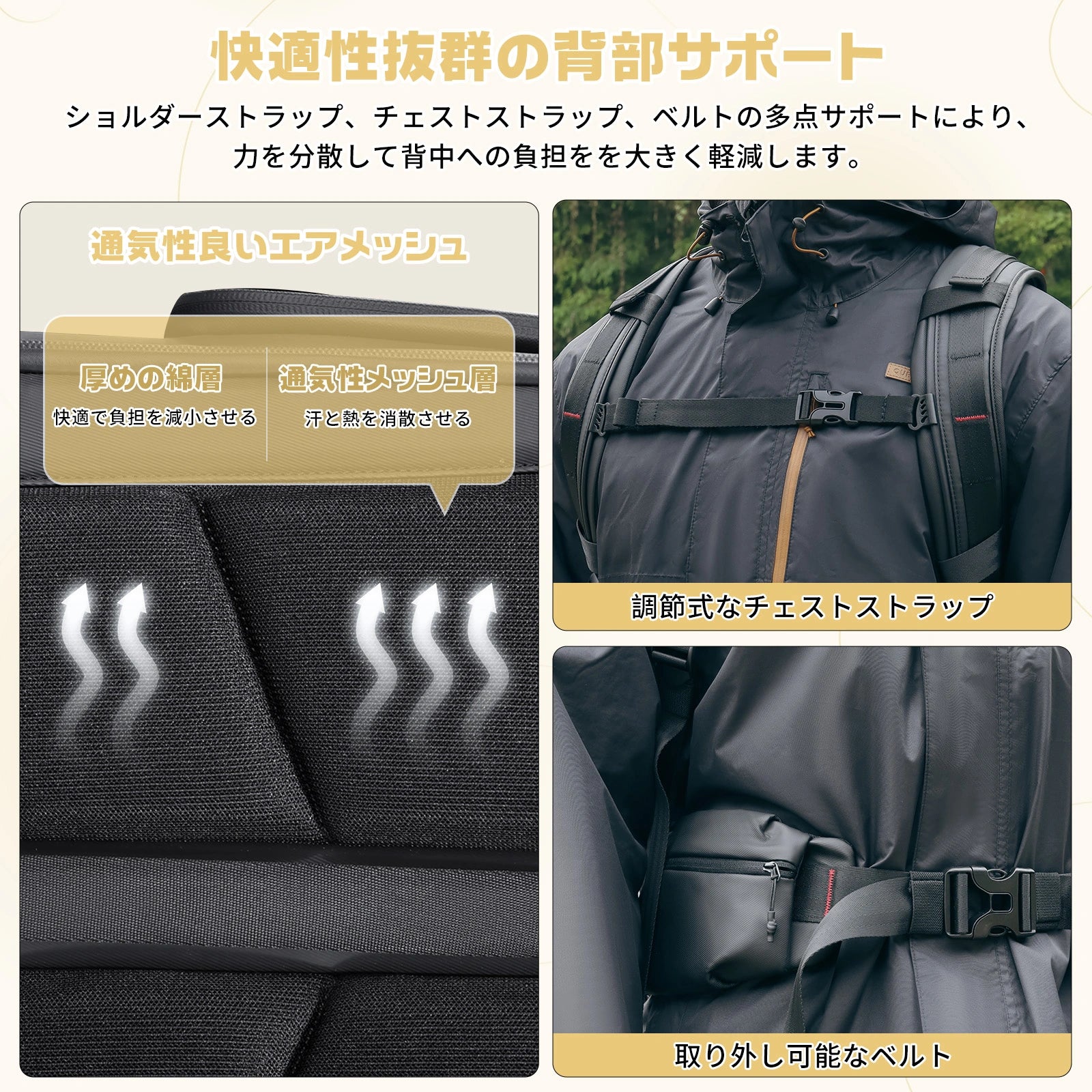 Ulanzi BP10 ハードシェルカメラバックパック 35L B012GBB1-ulanzijp Ulanzi BP10 ハードシェルカメラバックパック 35L B012GBB1-ulanzijp
