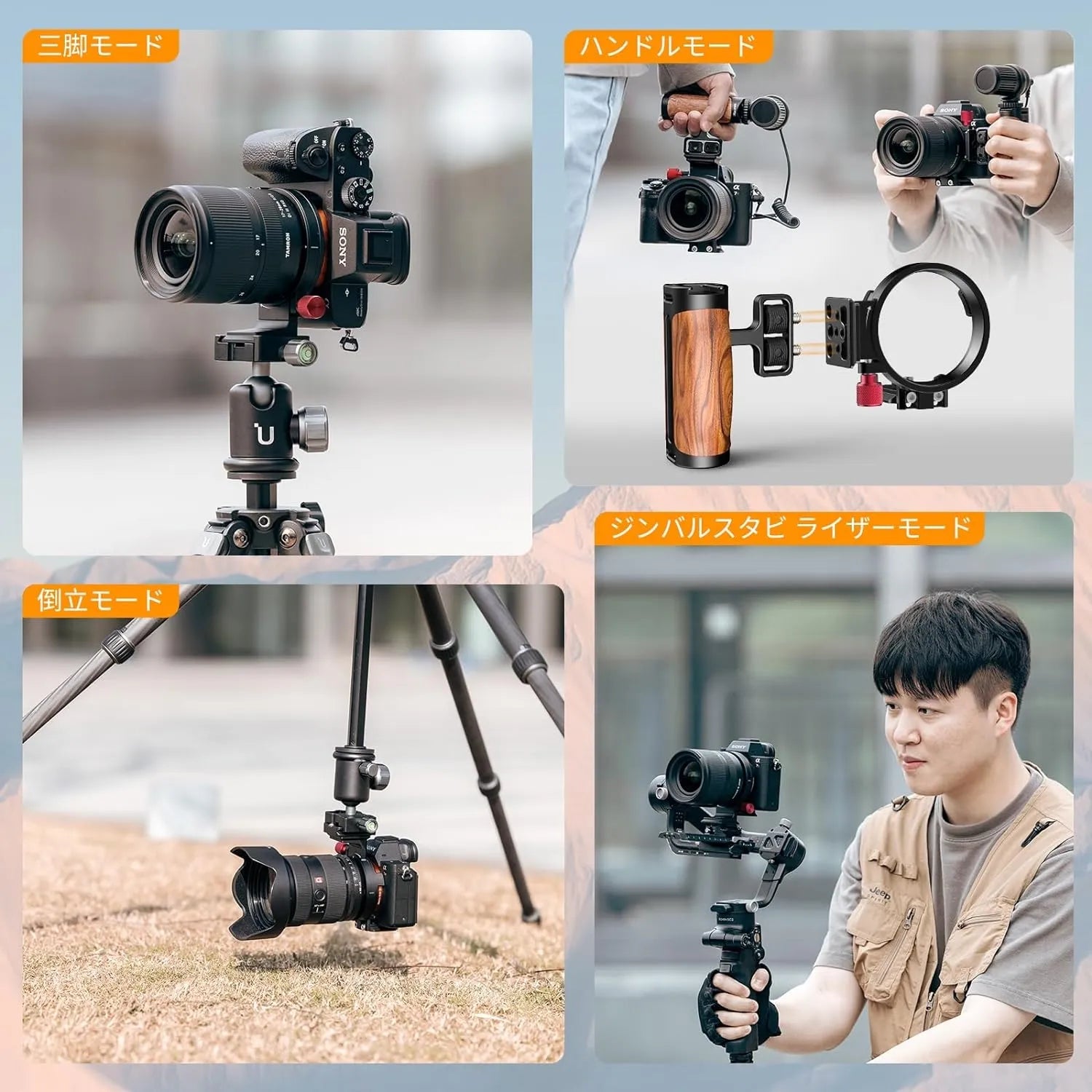 Ulanzi S-63 回転式水平・垂直マウントプレートキット 3246 Ulanzi S-63 回転式水平・垂直マウントプレートキット 3246