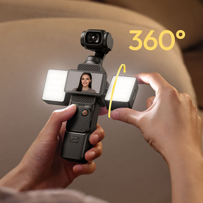 360°自由回転対応 マグネットLEDライト 角度調整イメージ