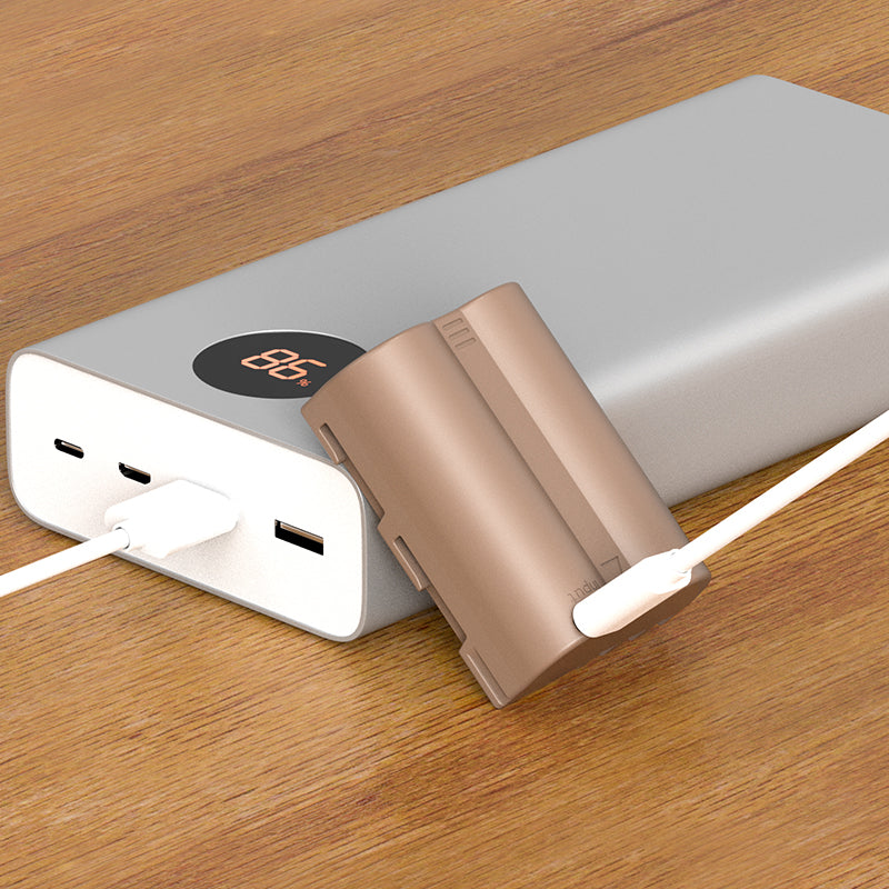 UlanziニコンEN-EL3Eタイプのリチウムイオンバッテリー(USB-C充電