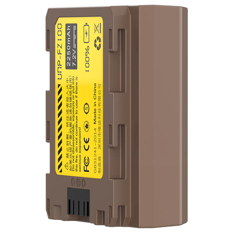 Ulanzi ソニーNP-FZ100タイプのリチウムイオンバッテリー（USB-C充電ポート付き、2250mAh）3080