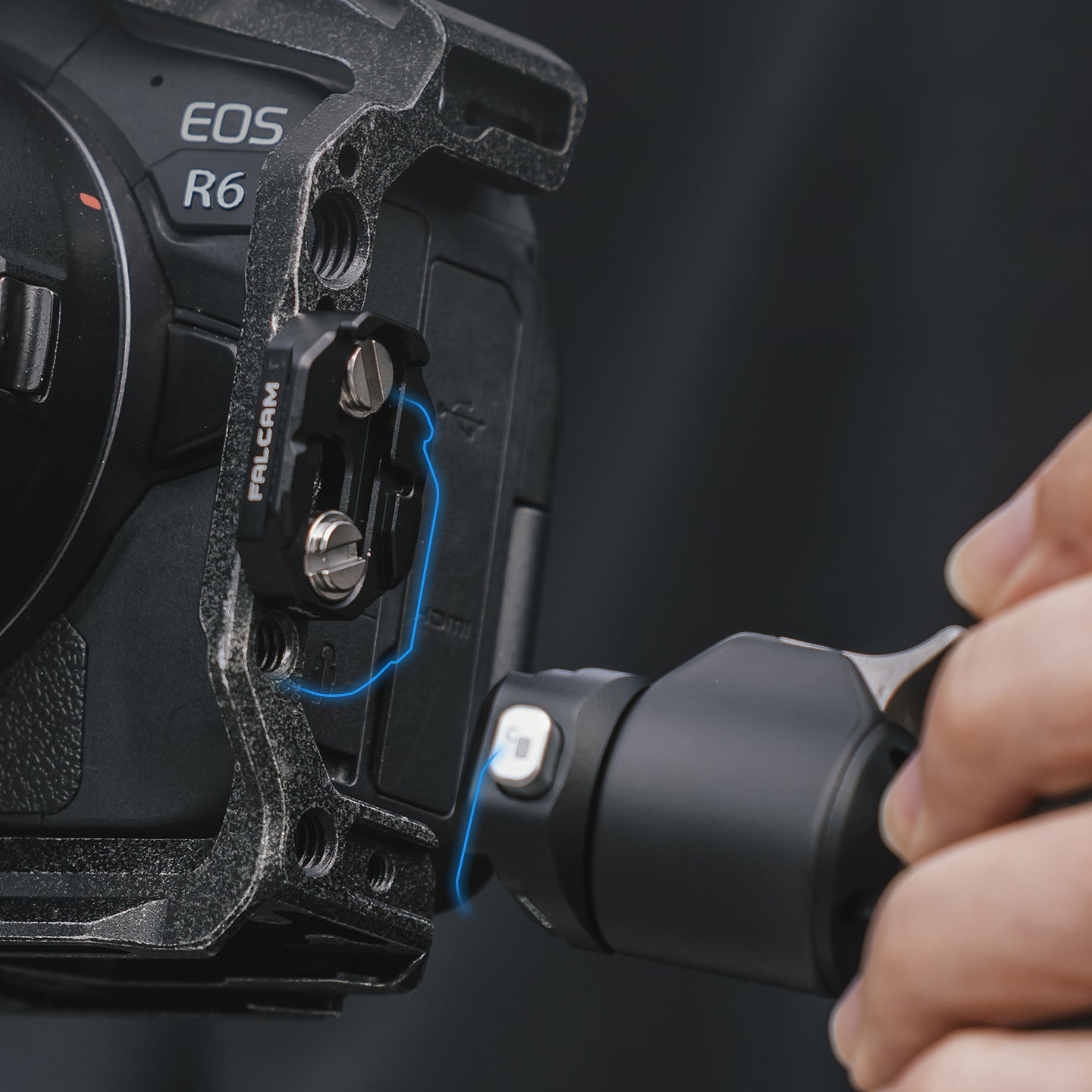 FALCAM F22クイックリリースサイドハンドルPRO (左) F22B5601