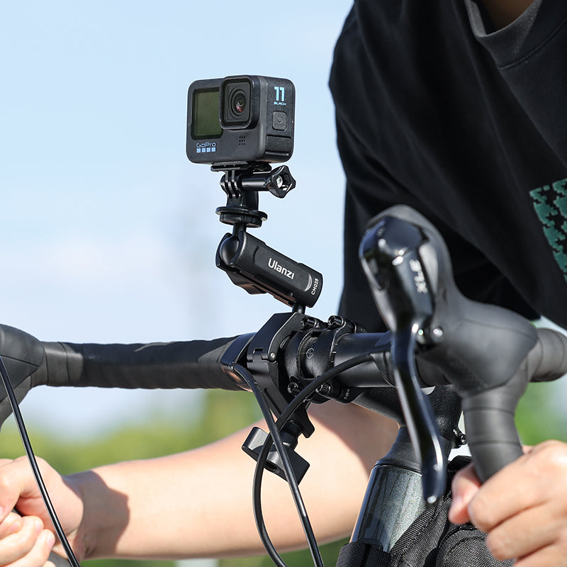 Ulanzi バイク/オートバイ ハンドルバー クランプ マウント GoPro/Insta360 アクションカメラ用 C018GBB1