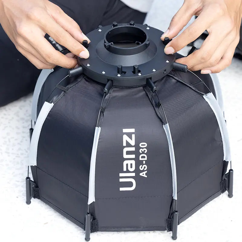 Ulanzi 30cm八角形ソフトボックス (ミニボウエンスマウント&グリッド Ulanzi 30cm八角形ソフトボックス (ミニボウエンスマウント&グリッド