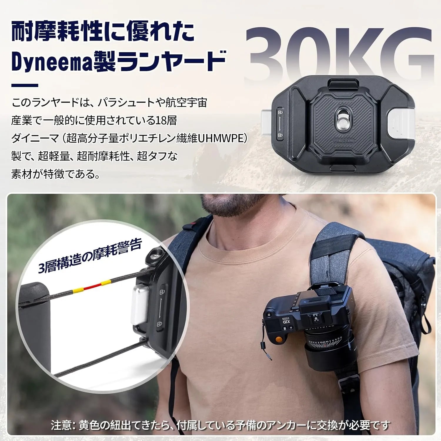 Ulanzi Falcam F38 カメラバックパックストラップクリップ用クイック Ulanzi Falcam F38 カメラバックパックストラップクリップ用クイック